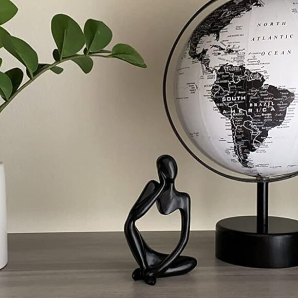 Resin Statue Thinker Style Decoration Abstract Sculptures Collectible Figurines - Picture 1 of 8